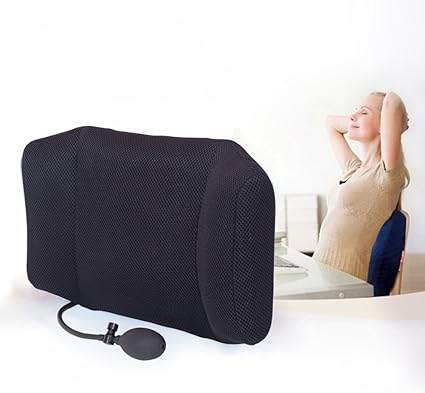 Amazon Com Tcare Portable Inflatable Lumbar Support Cushion