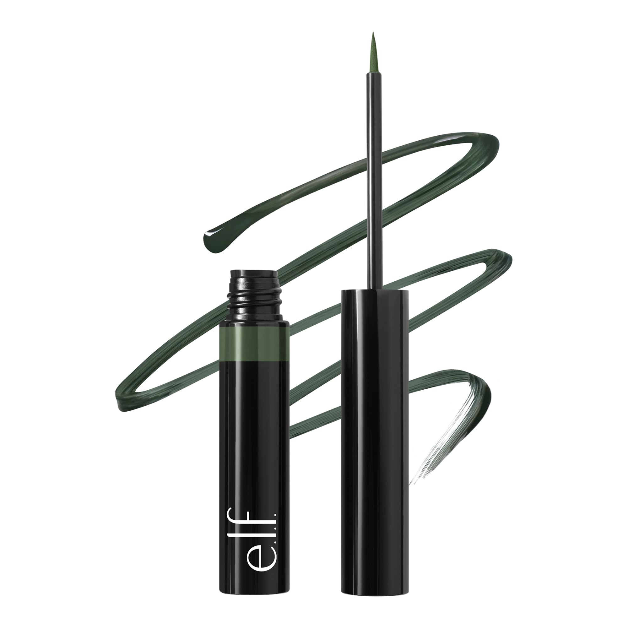 e.l.f. H2O Proof Inkwell Eyeliner Pen, High-Pigment, Waterproof Liquid Eyeliner, Delivers A Matte Finish, Vegan & Cruelty-Free, Dark Envy