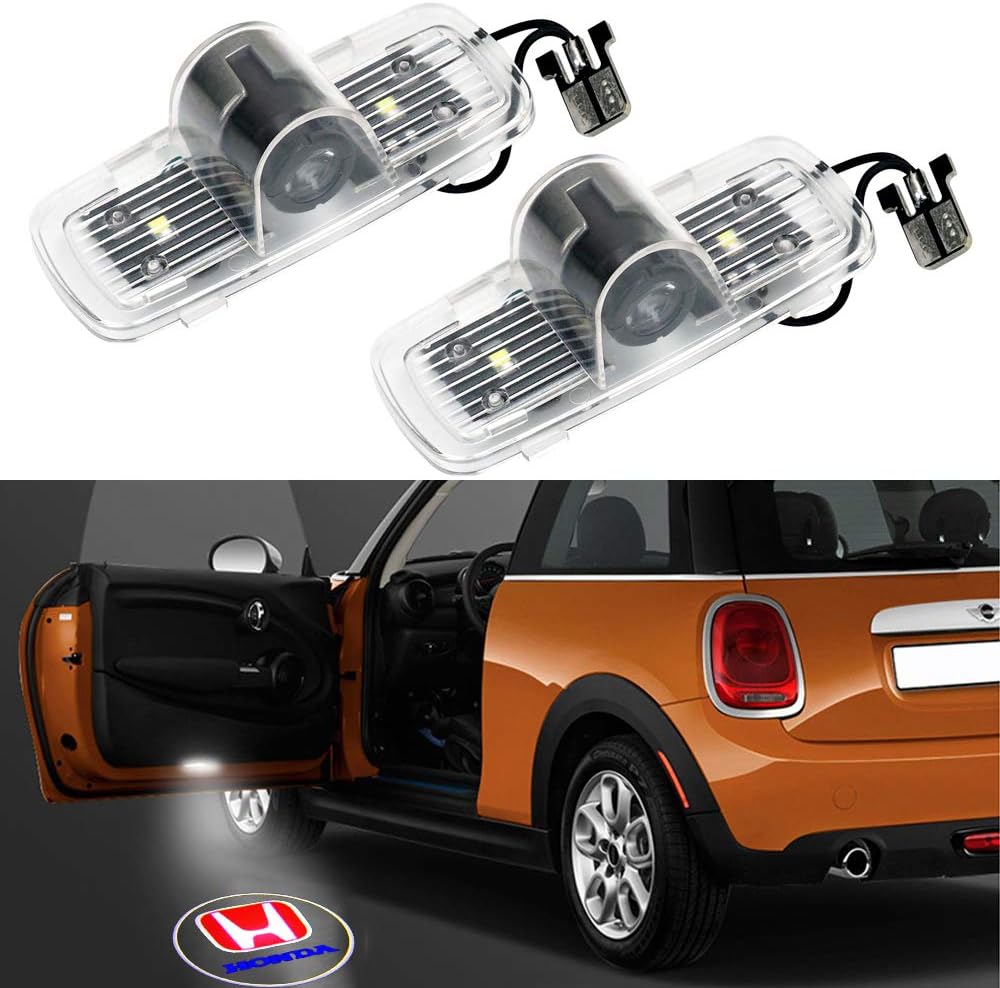 Car Door LED Logo Projector Light,Homose Ghost Shadow Welcome Lights Symbol Emblem Courtesy Step Lights Ground Lamp Kit
