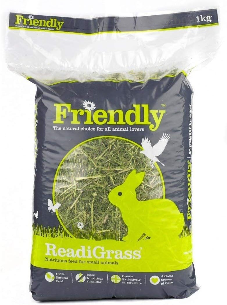 Friendly Readigrass Timothy Green Oat 1KG Rabbit Guinea Pig Chinchilla