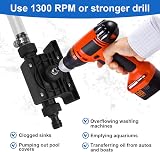 Flintronic Mini Electric Drill Pump 900 L/H Self Priming Water Transfer Pump view 5