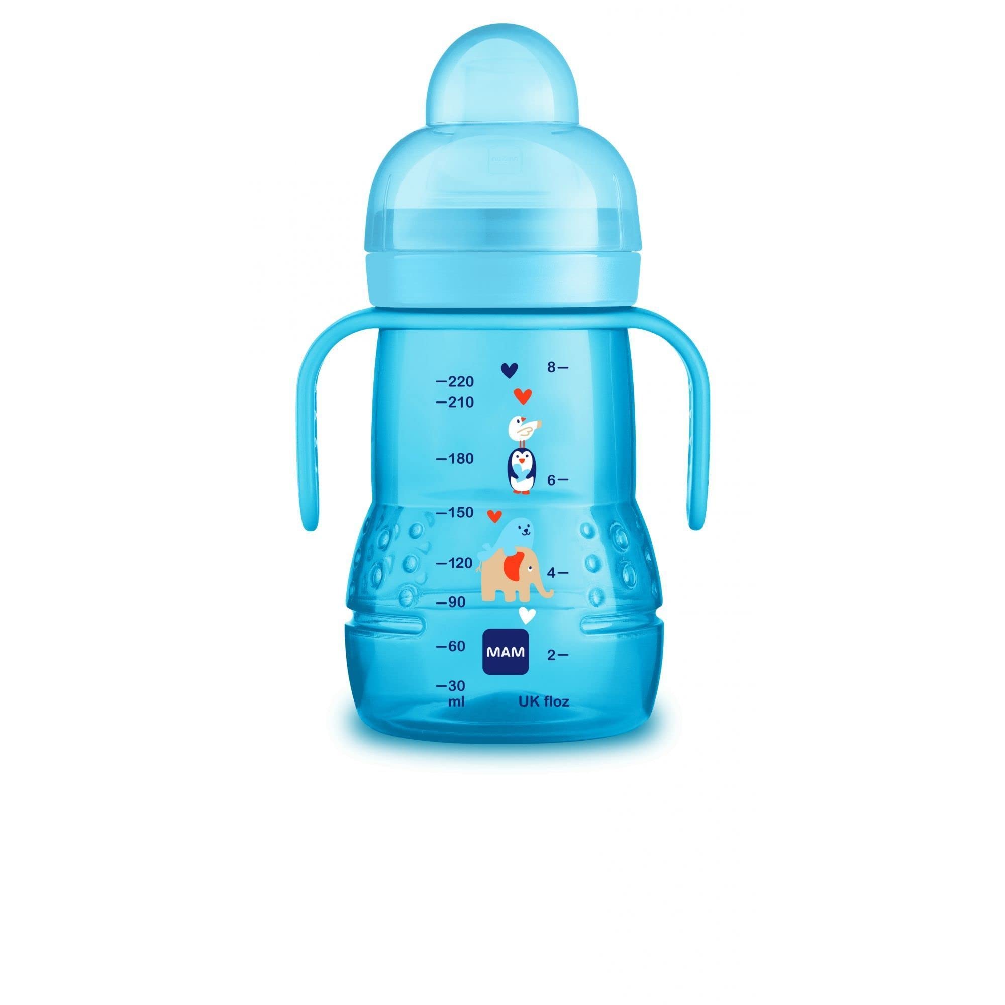 MAM Transition Baby Bottle with Silicone 4 Months 220 ml