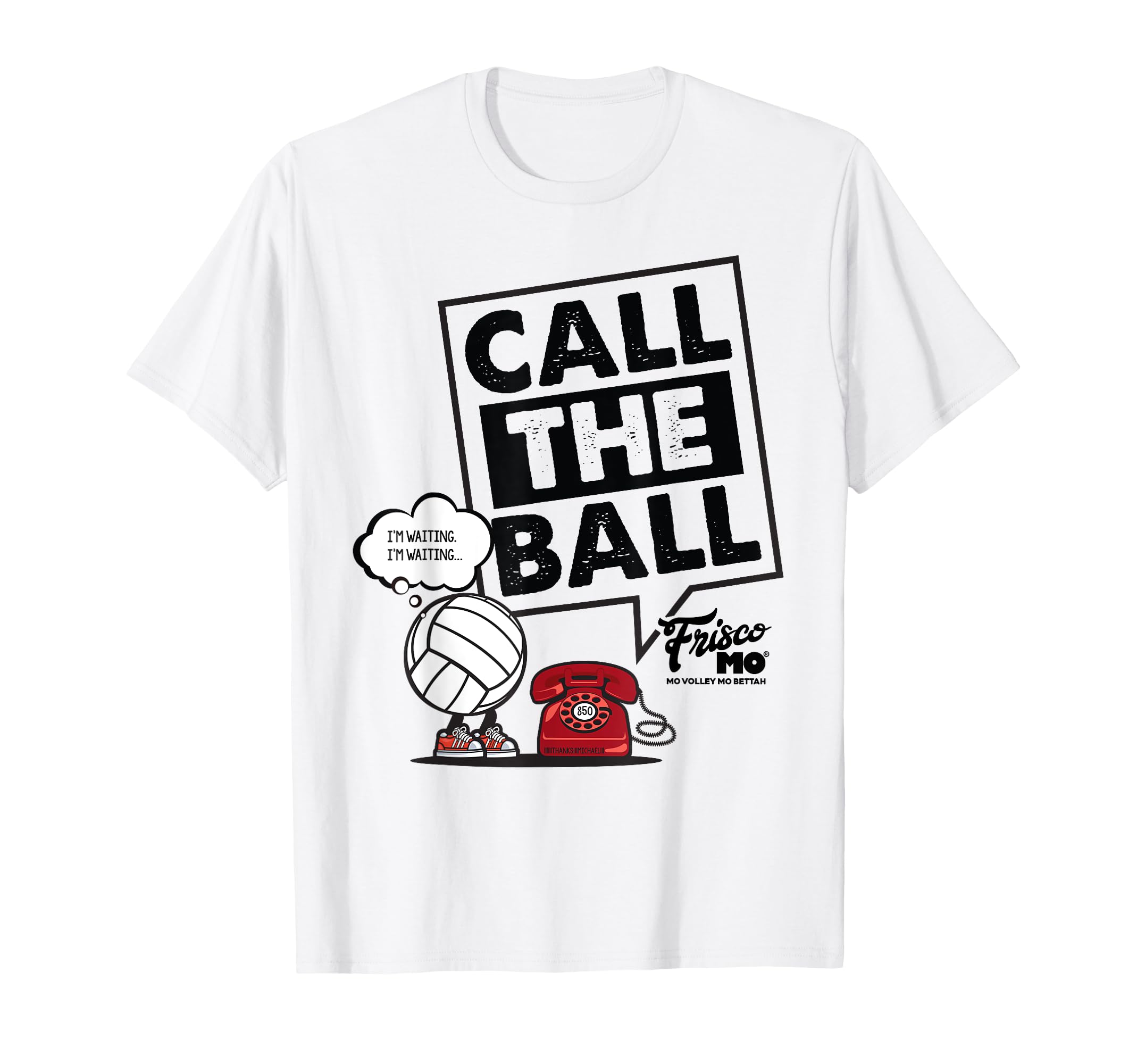 Photo 1 of Call The Ball Volleyball T-Shirt(3xl) Purple