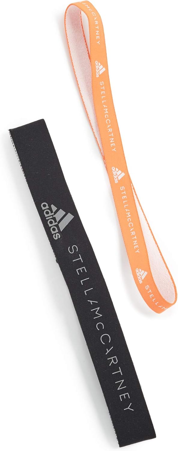adidas by Stella McCartney Women's Headband Set, Black/Apisor, One Size