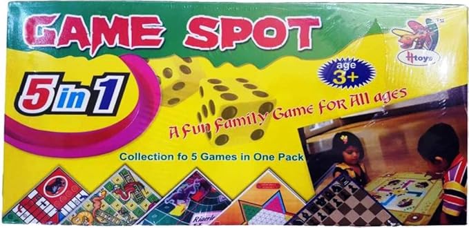 Crete 5 in 1 Fun Family Game Board Game