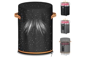Fire Pit Cover for Ninja Fireside 360 Outdoor Heater & Fire Pit, Waterproof and Windproof Firepit Accessories, UV & Tear Resi