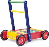 Tidlo Baby Walker with ABC Blocks Wooden Activity Toy view 6