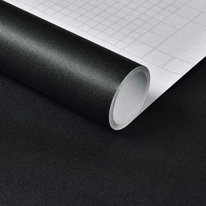 Black Sticky Back Plastic Self Adhesive Paper 40X300cm