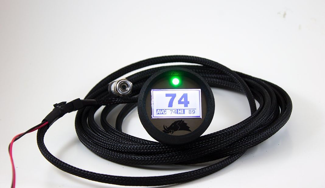 UTV 2.0 Edition Infrared Belt Temp Gauge w/ Pro Sensor Upgrade (Can-Am 2 or 4 Seater NOT X3 - 9 ft)