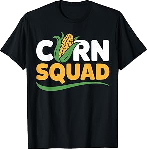 Funny Corn Squad Men Women Kids Corn On The Cob T-Shirt