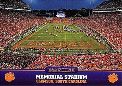 Memorial Stadium Football Card Clemson Tigers 2016 Panini