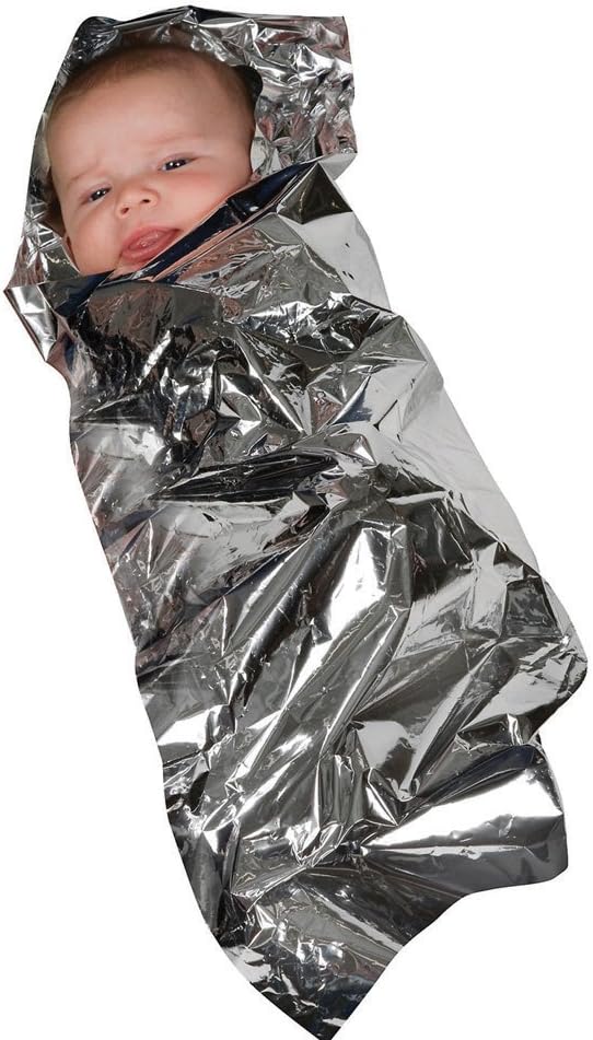 MABIS Sterile Foil Baby Bunting Emergency HeatConserving