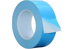 HPFIX Thermal Adhesive Tape 40mm by 25M, High Performance Double Side Thermally Conductive Tape Apply for Heat Sink, LED Strips, PC CPU,GPU