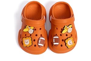 Kannior Toddler Kids Infant Boys Girls Cute Garden Clogs Water Sandals Slip On Shoes Slipper Slides Lightweight Outdoor Summer Children Beach Pool Play Shoes (Baby/Toddler Kids)