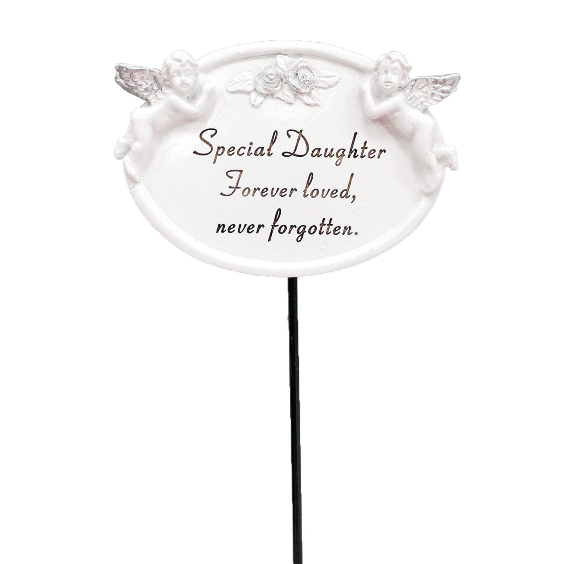 David Fischhoff Special Daughter Graveside Oval Memorial Plaque on a Stick