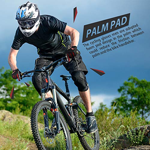 Arltb Winter Bike Gloves 3 Size 3 Colors Bicycle Cycling Biking Gloves Mitts Full Finger Pad Breathable Lightweight for Bike Riding Mountain Bike Motorcycle Free Cycle BMX Lifting Fitness Climbing