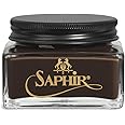 Saphir Medaille d'Or Pommadier Cream 75ml – Natural Cream Leather Shoe Polish, Leather Conditioner for Boots, Handbags