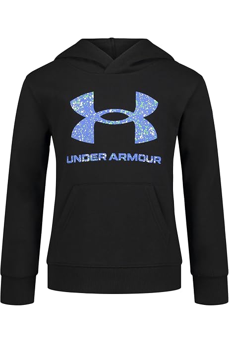 Amazon.com: Under Armour Boys' Armour Fleece Hoodie , Black (001)/Pitch  Gray , Youth X-Small : Clothing, Shoes u0026 Jewelry