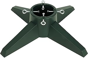 FORUP Christmas Tree Stand, Xmas Tree Base Stand, Christmas Tree Holder for Real Trees, Green