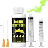 kuailaya Pool Leak Detection Kit, Precisely Locate The Leak Point, 100ml | Pool Leak Detection Dye Kit with 2 Applicators, High Fluorescence Visual Recognition, for Pools, Spa, Tub, Fountain, Yellow