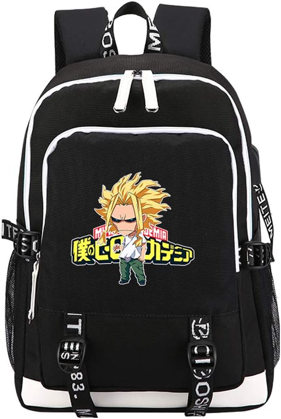 TPSMHA Oxford Shoulder Bag Anime Travel Backpack USB Charging Laptop Backpacks Cosplay Bags Cartoon Daypack (j)