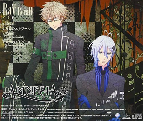 Amazon Recall 通常盤 Tvアニメ Amnesia エンディングテーマ Ray 井内舞子 アニメ 音楽