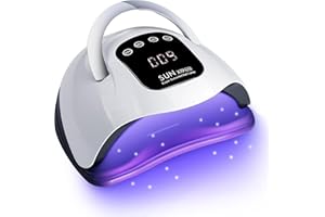 BEENLE 320W UV LED Nail Lamp Professional LED Nail Dryer for Gel Nails with 72pcs Lamp Beads, Touch Screen 4 Timers and Automatic Sensor Ideal for Home Salon, Fast Drying Technology for Perfect Nails