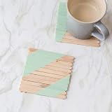 OWLKELA 300Pcs Mini Lollipop Sticks 2.56in Birch Wood Craft Sticks view 6