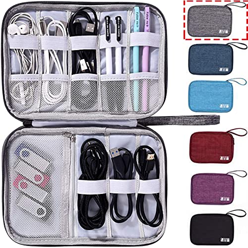 Electronics Accessories Organizer Pouch Bag, Compact Cable