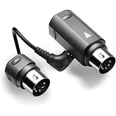 CME WIDI Master Premium Bluetooth MIDI Adapter | 5-pin DIN, Ultra Low 3ms Latency, No Battery, Powered via MIDI Out