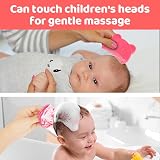 Aolso Baby Hair Comb 2PCS Silicone Toddler Brush Set Pink view 5