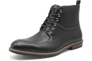 Finishing & Sewing Men's Norwegian Derby Boots, Moc Toe Design with Side Zipper
