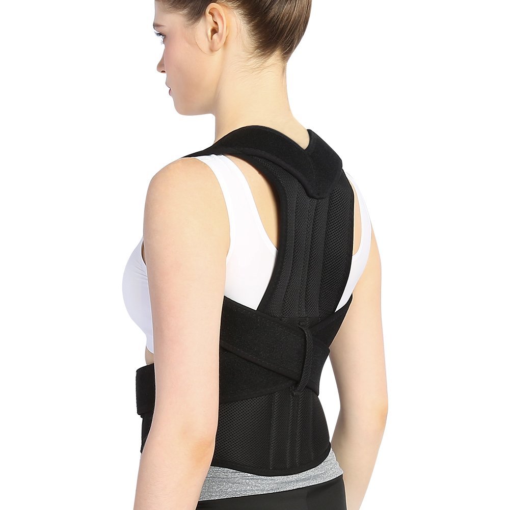 בריאות ומשק הבית Back Brace Posture Corrector Full Back Support Belts