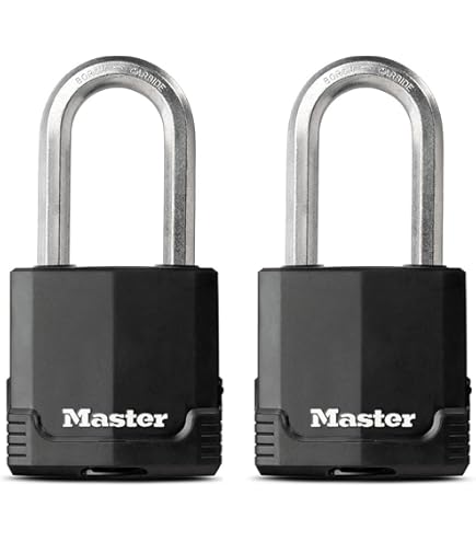 thumbnail image 2 of Master Lock Magnum Heavy Duty Padlock 2-Pack - Keyed-Alike Outdoor Security Locks 2 of 2