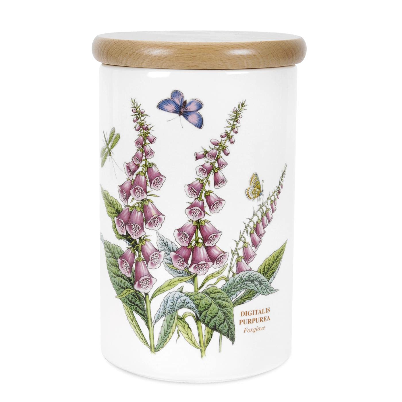 Portmeirion Home & Gifts 8" Airtight Jar Foxglove