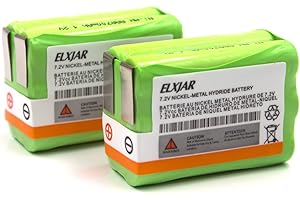 Coonyard (2-Pack) 7.2V 700mAh Ni-MH Battery Replacement for Tri-Tronics G3 Classic 70, Field 90, Flyway, Pro Series, 1272800, 1281100 Rev.B Dog Collar Transmitter