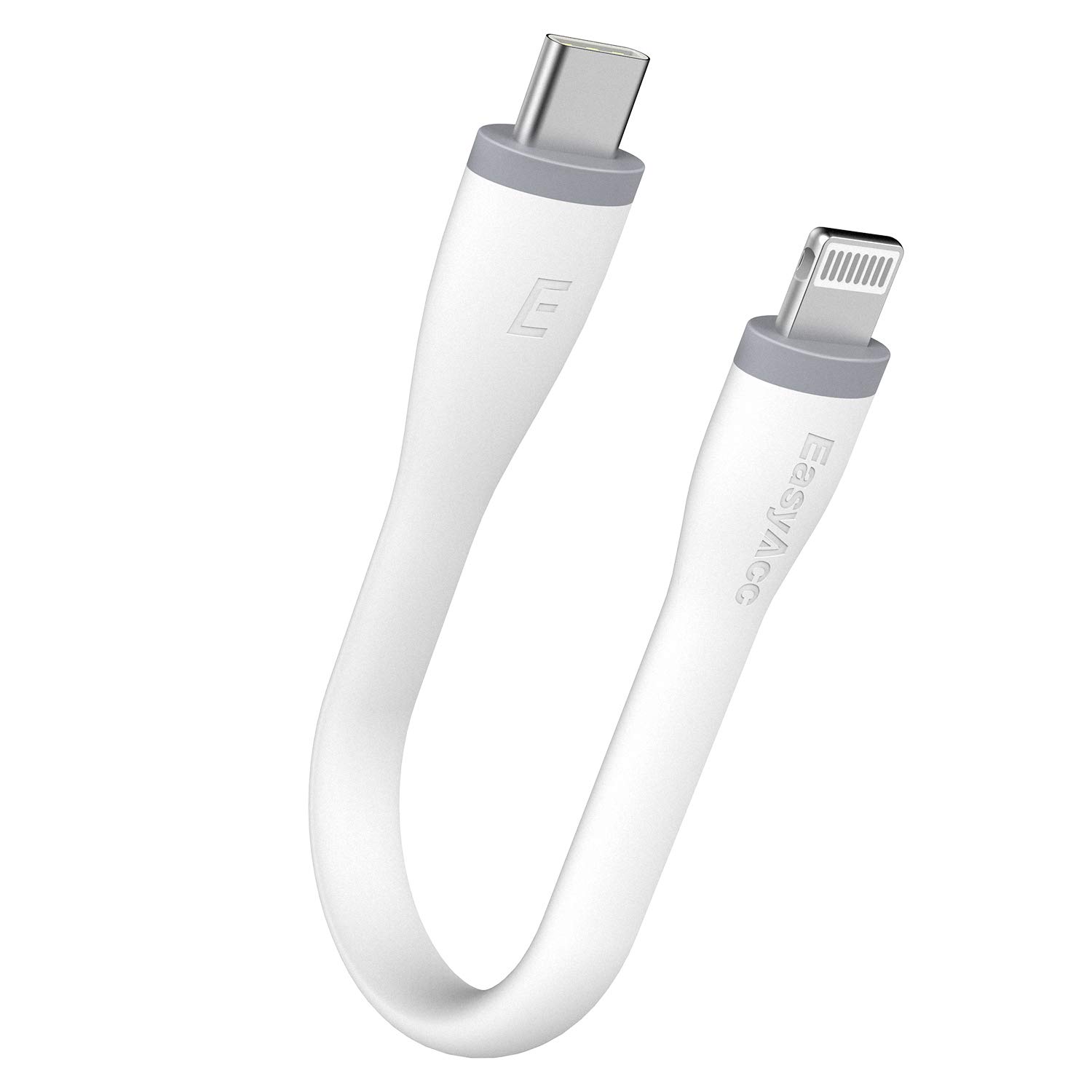 EasyAcc 0.5ft USB C to Lightning Cable PD Fast Charge iPhone Charger for iPhone 11 Xs XR Max iPad Air