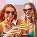 Hestya 10 Pieces Reusable Stainless Steel Straws, Metal Drinking Straws, 5 Colors, Fits 20 or 30 oz Tumbler, Cleaning Brush Included