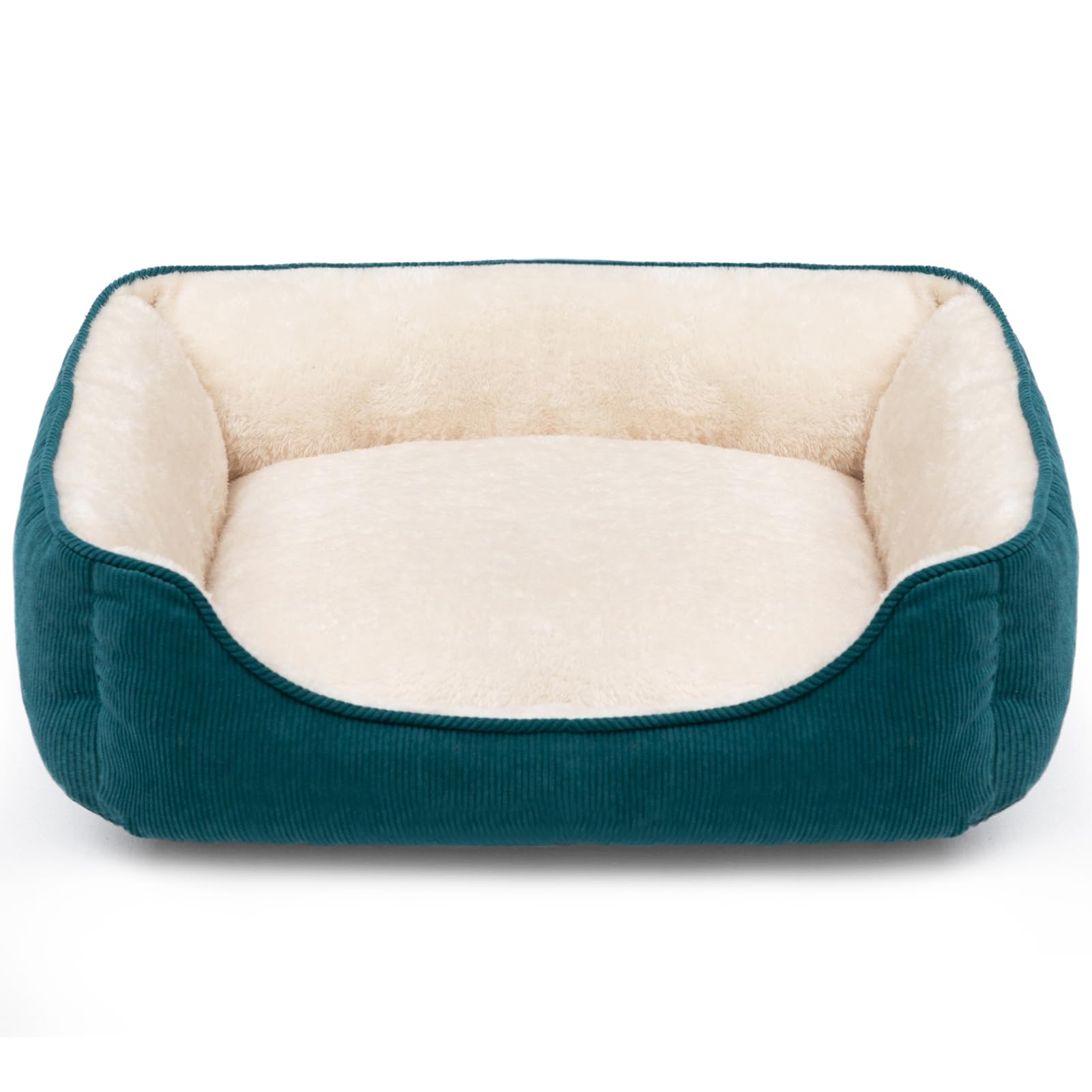 Hollypet Cat Bed Small Dog Bed Pet Bed for Cats and Puppy, Soft Pet Sleeping Bed Breathable Pet Cushion, Green(55 * 45 * 15cm)