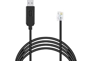 Meade 505 Telescope to PC Control Cable CP2102 RS232 RJ10 Serial Adapter Converter Connector Autostar Audiostar Cable Compati