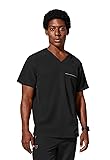 Healing Hands Men's Scrub Top Steven Top with 3