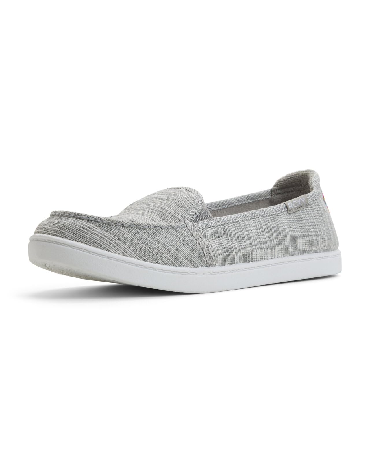 Roxy Women's Minnow VII Slip On Loafer, Light Grey, 10 Image