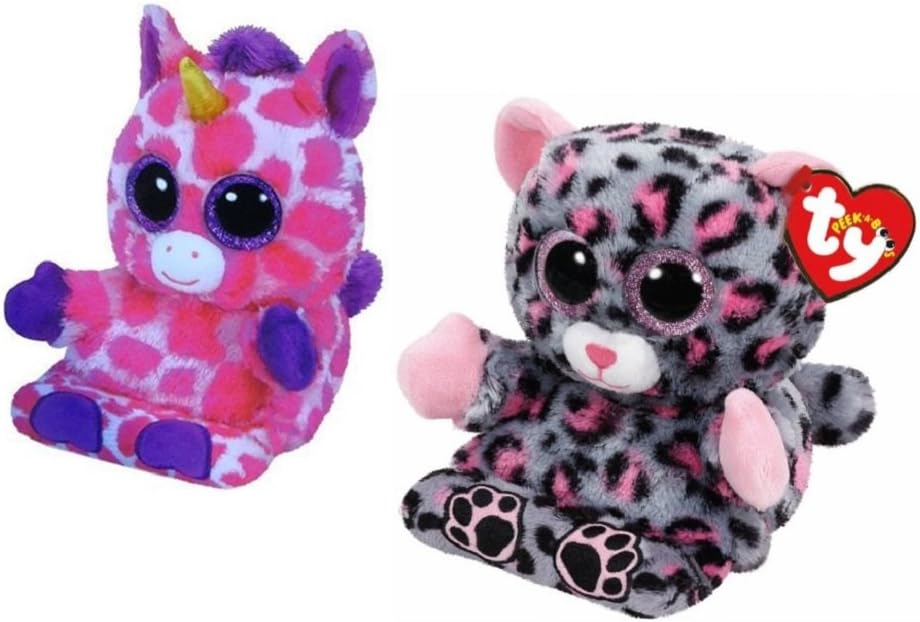 Action Figures Peek A Boo Ty Beanie Baby Phone Holder Phone Holder