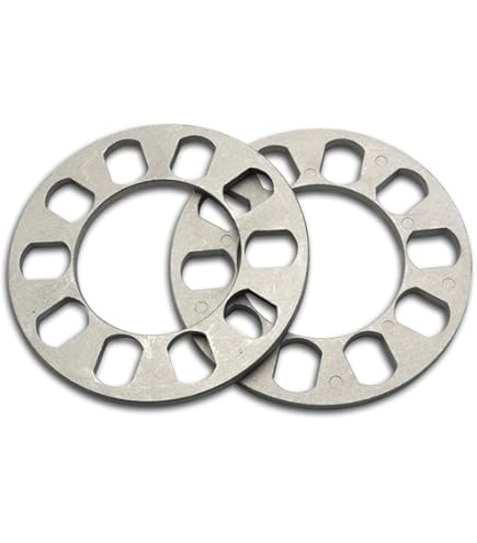 DCVAMOUS 6mm Universal Wheel Spacers Compatible With 5 Lug Vehicle