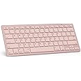 OMOTON Bluetooth Keyboard for iPad 10th Generation, iPad 10.2 (9th/8th/7th), iPad Pro 13/12.9/11 inch, iPad Air 13/11 inch, iPad Air 5th/4th Gen, iPad Mini and More Bluetooth Enabled Devices, Pink