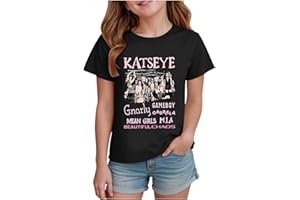 KATS_Eye T Shirts for Kids Kats_Eye Merch Short Sleeve Fashion Music Album Graphic Tees Shirts for 1-14 Years