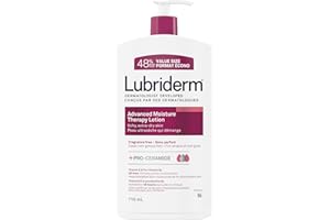 Lubriderm Advanced Moisture Therapy Moisturizing Cream - Vitamin E, Vitamin B5, Fragrance Free Body Lotion, 710 mL