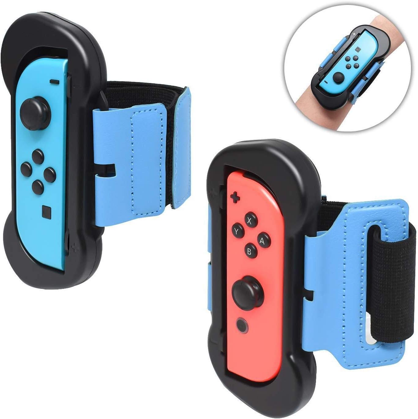 Switch Dance Straps for Just Dance 2020 2019 2018 Nintendo Switch, Adjustable Elastic Wrist Band
