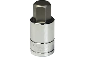 Titan 15617 1/2-Inch Drive x 17mm Hex Bit Socket