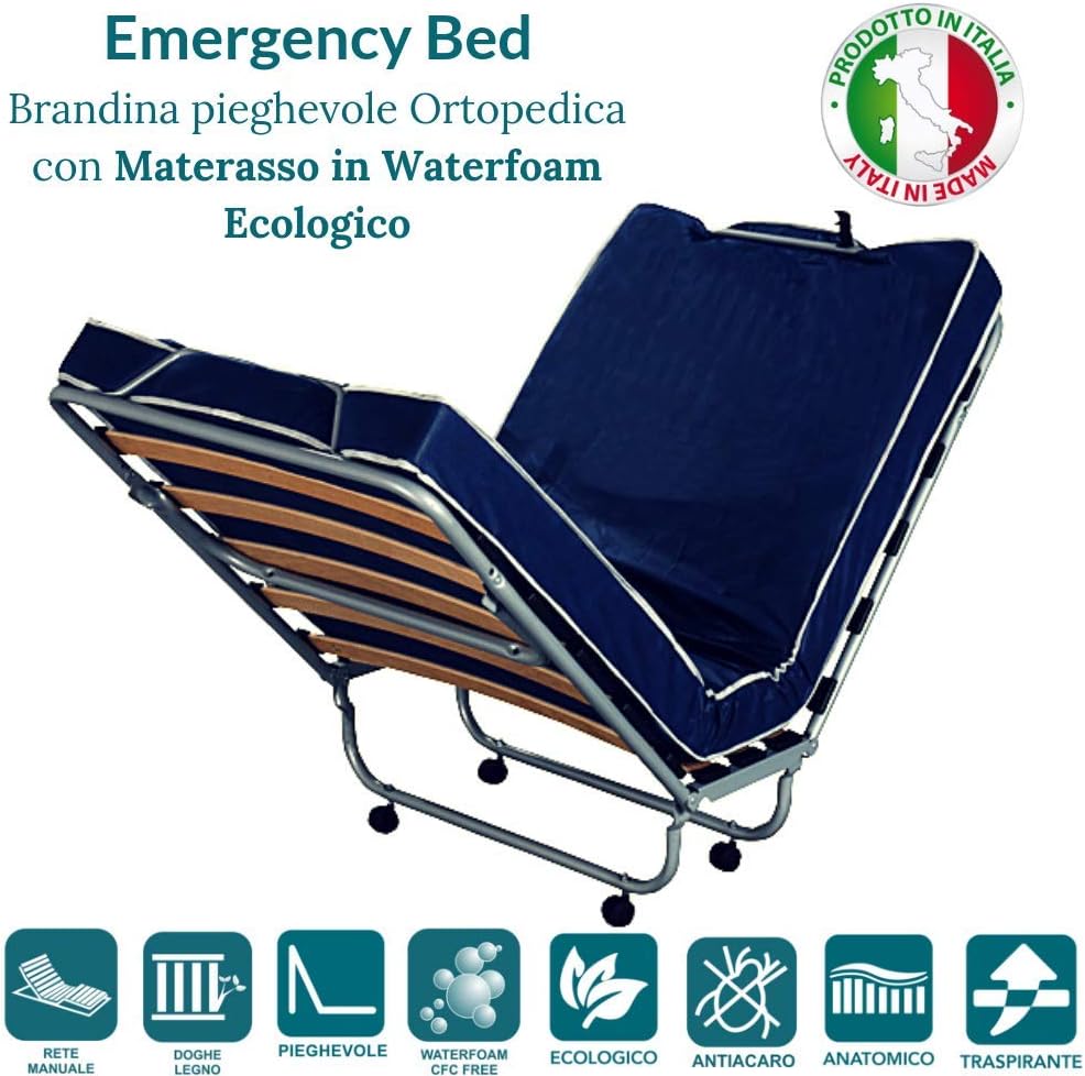 EVERGREENWEB Best Single Folding Bed with Mattress 10 cm Height - Image 4